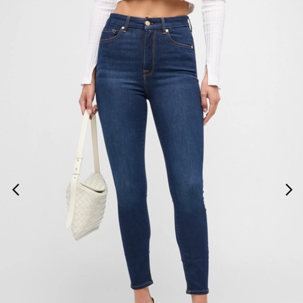 7 for all mankind the high waist super skinny jeans